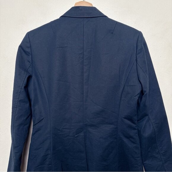 Banana Republic Womens 4 Stretch Navy Career Button Blazer - Picture 13 of 15